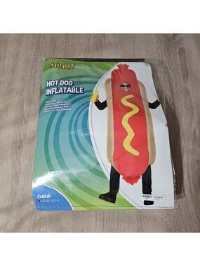 Spirit Hot Dog Inflatable Halloween Costume Child Size LG/XL 12-16 New